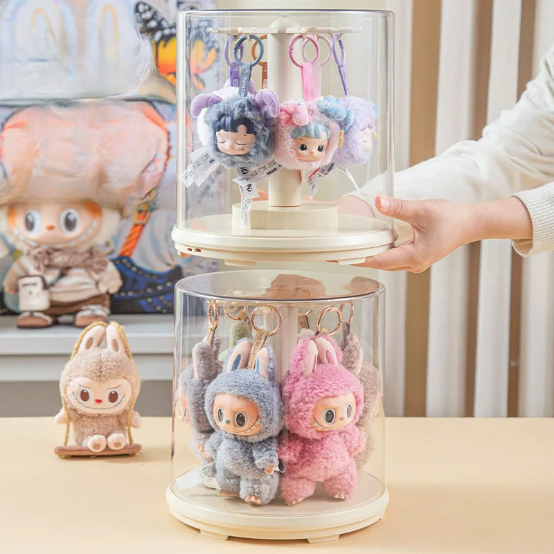 回転式収納ケース｜回転式・透明・ぬいぐるみ・フィギュア・トレーディングフィギュア・収納ケース・ディスプレイスタンド・多機能・かわいい・二次元・タク活|undefined
