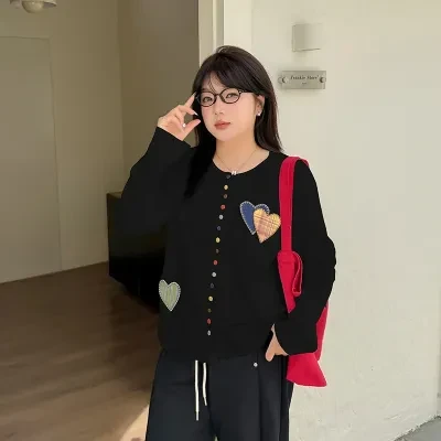 トップス｜大きいサイズ・愛の彩りボタン・春新作・プラスサイズ・ぽっちゃり