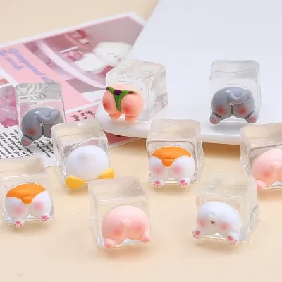 「5個入り」レジンパーツ｜レディース・DIY素材・デコレーションパーツ・動物モチーフ・可愛い・ユニーク