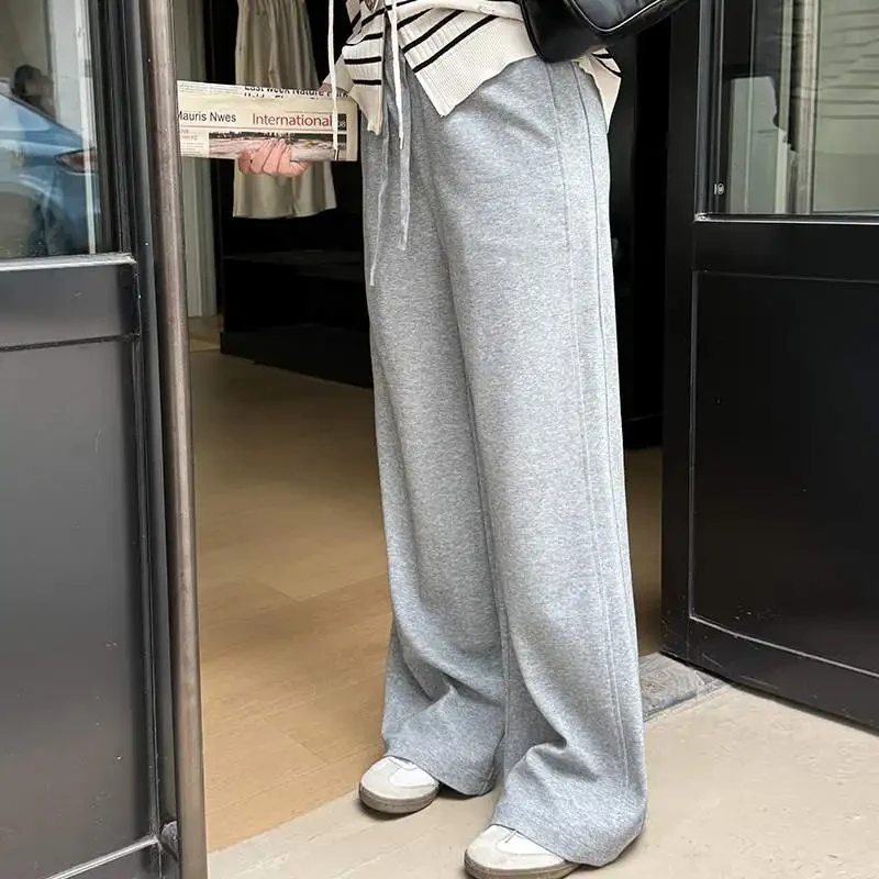 ボトムス｜大きいサイズ・レディース・ハイウエスト・ストレートパンツ・カジュアルパンツ・2025夏新作・ゆったり・体型カバー・ワイドレッグパンツ・楽ちん・おしゃれ|undefined