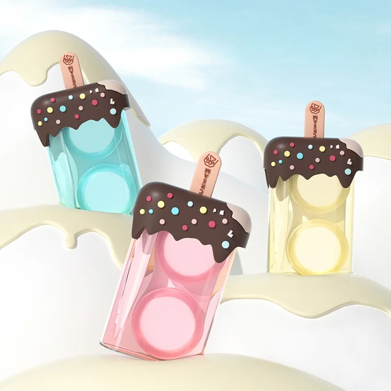 kilalaコンタクトレンズケース｜ダブル・携帯用・収納ケース・ケア用品・アイスクリームデザイン・かわいい|undefined