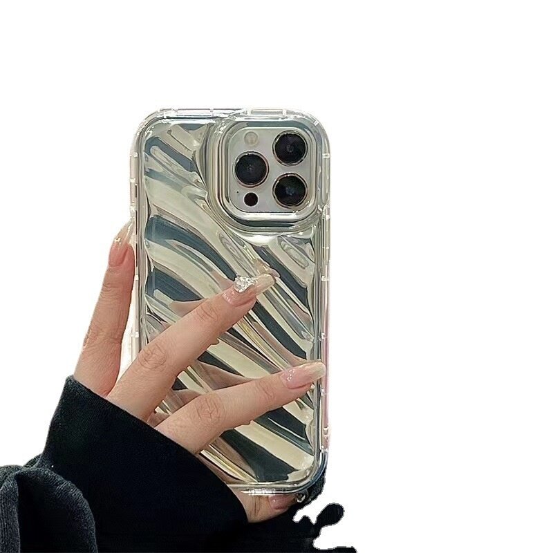 iPhoneケース|グラデーションカラー・オーロラ・透明・斜め模様・スマホケース・おしゃれ・トレンド|undefined