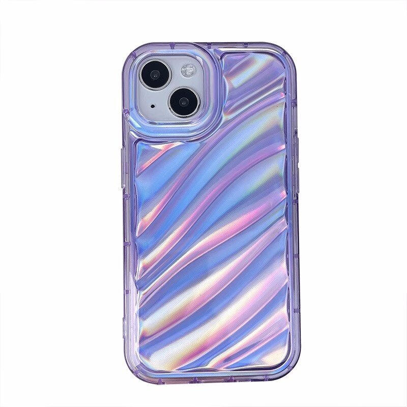 スマホケース|iPhoneシリーズ対応・耐衝撃・ソフトケース・オーロラ・レーザー加工・おしゃれ|undefined