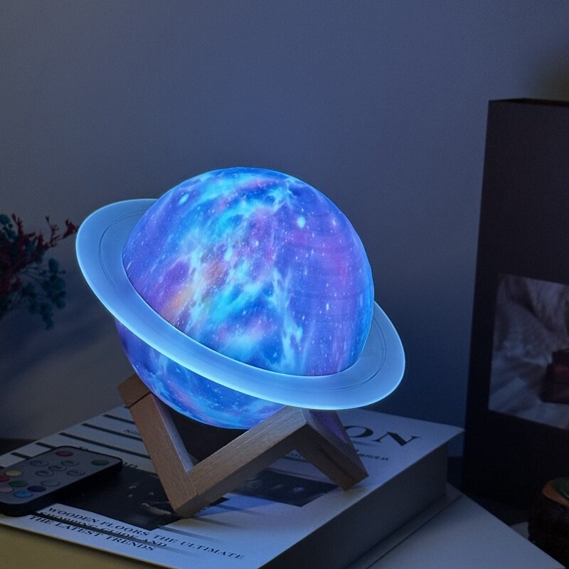 Bluetoothスピーカー|土星リング型・重低音・3D・Hi-Fi・LEDライト付き・夢幻的・デスクトップスピーカー|undefined