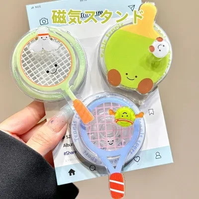 磁気スタンド|スマホケース・置き物・ペンダント・卓球・バドミントン・可愛い・クリエイティブ・DIY
