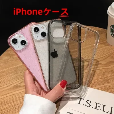 iPhoneケース|TPU・ソフトケース・耐衝撃・キラキラ・クリア・人気・おしゃれ