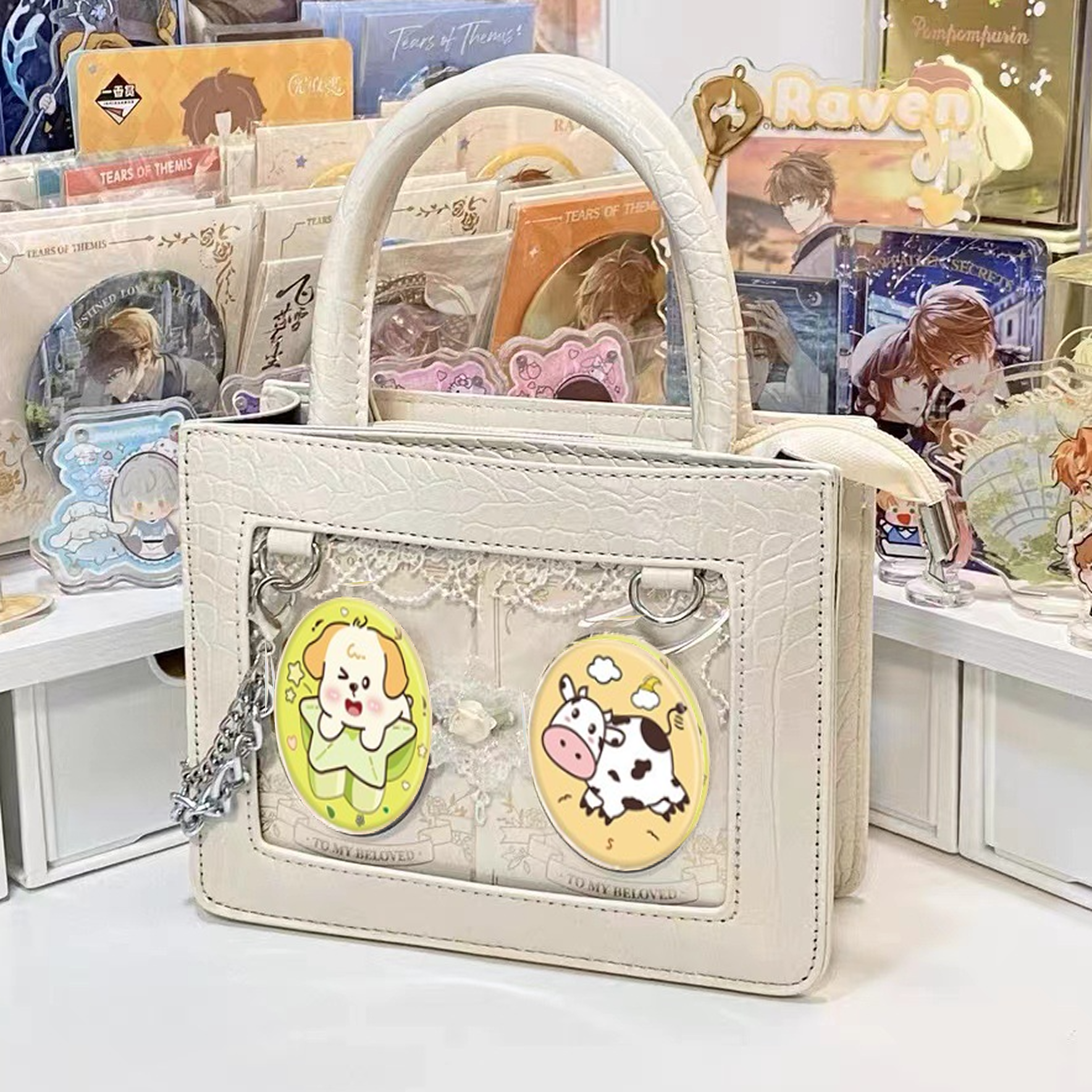 Amazon.co.jp: 月永レオ 中国 痛バ 痛バッグ 招募缶 chouette