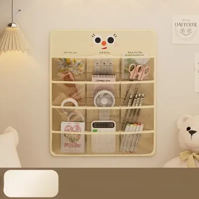 布製収納ポケット｜壁掛け式・多機能・小物入れ・寮・ベッドサイド・スマホ収納・整理整頓・おしゃれ・便利