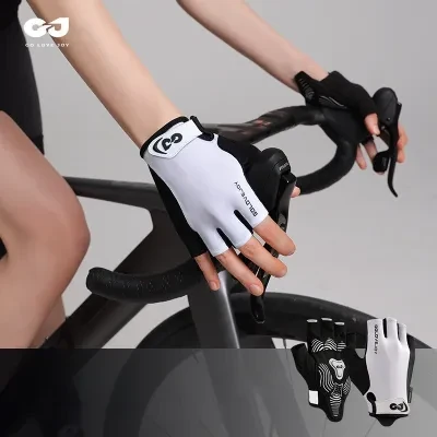 自転車用グローブ|夏用・衝撃吸収・滑り止め・指切りタイプ・サイクリング・スポーツ・男女兼用