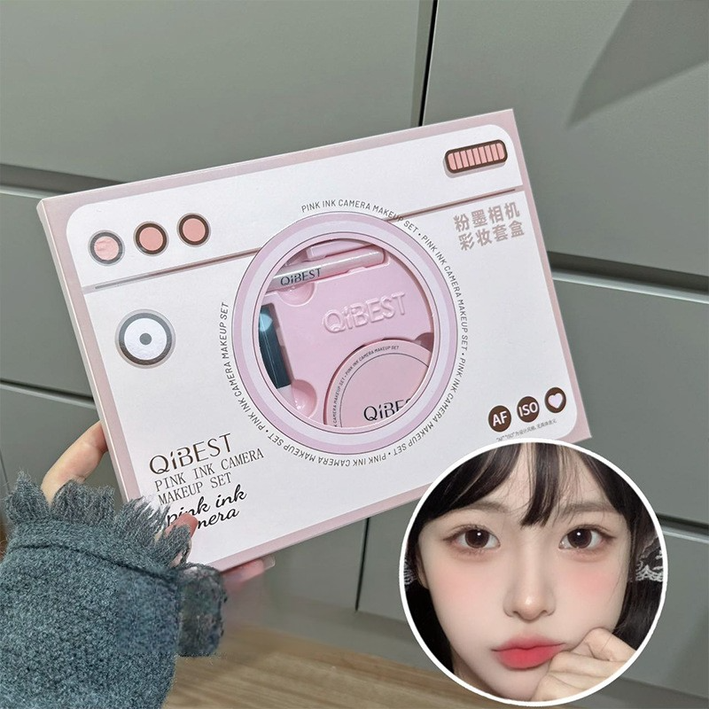 QIBESTコスメセット｜高発色・落ちにくい・初心者向け・フルメイク・ギフト・カメラタイプ|undefined