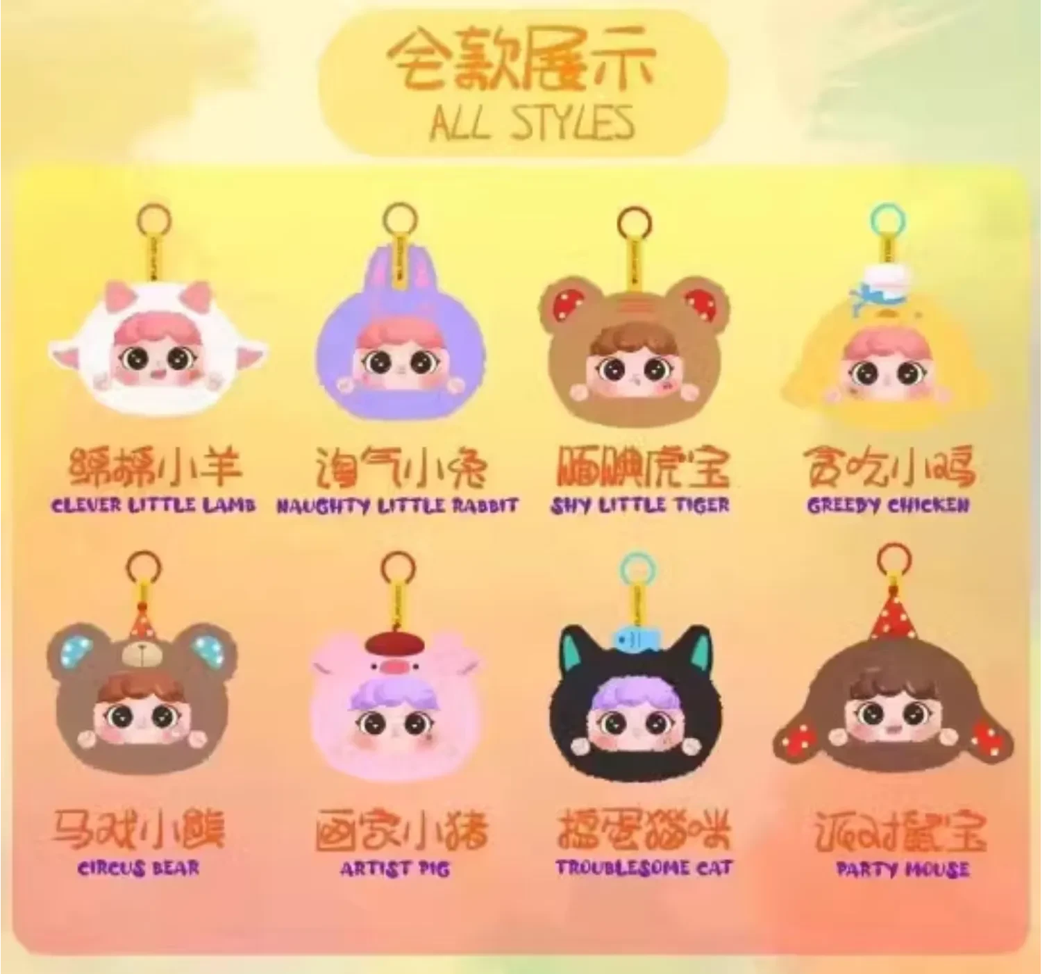 MIGO】アニマルパーティーシリーズ・ブラインドボックス