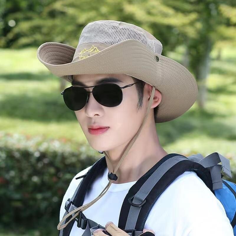 夏の日よけ帽子｜男性用・屋外・通気性・日焼け止め・サイクリング・釣り・登山|undefined