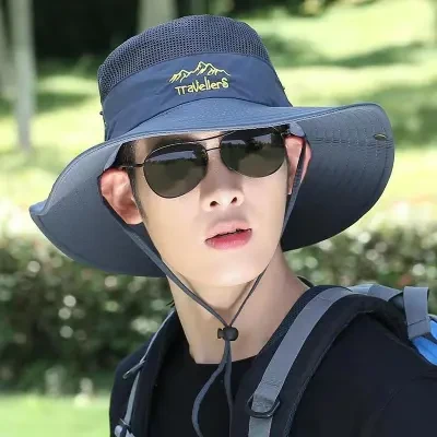 夏の日よけ帽子｜男性用・屋外・通気性・日焼け止め・サイクリング・釣り・登山