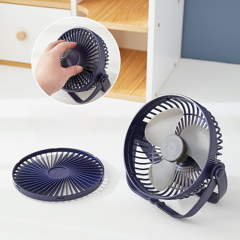 ミニ扇風機｜6インチ・ミニファン・ミュート・デスクトップ・ファンフック・屋外・キャンプ・ USB式・充電式|undefined