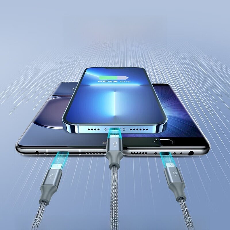 充電ケーブル｜高速充電・スリーインワン・Huawei・Apple15/16type-c・データケーブル・デジタルコンピュータ・スマホ|undefined