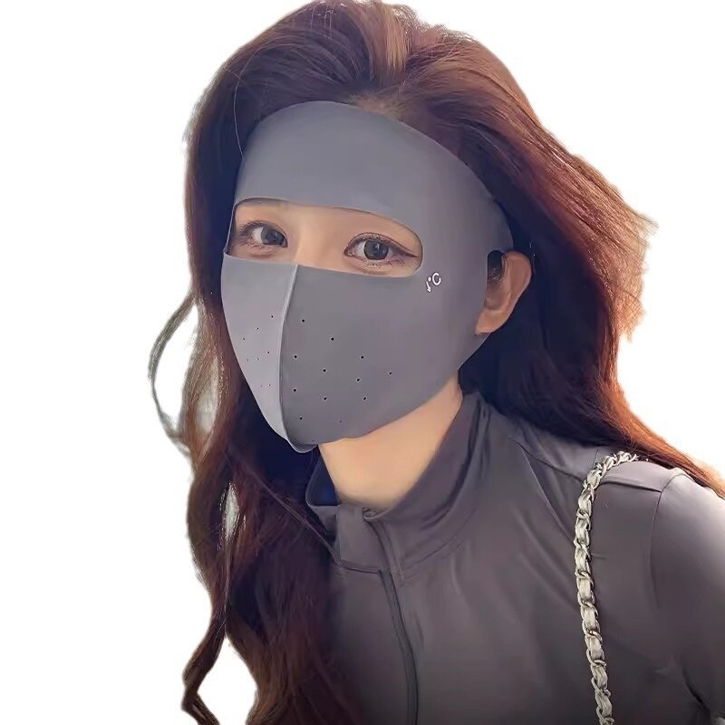 フェイスカバー｜UVカット・日焼け止め・冷感・立体構造・夏用・紫外線対策・顔全体・肌に優しい|undefined