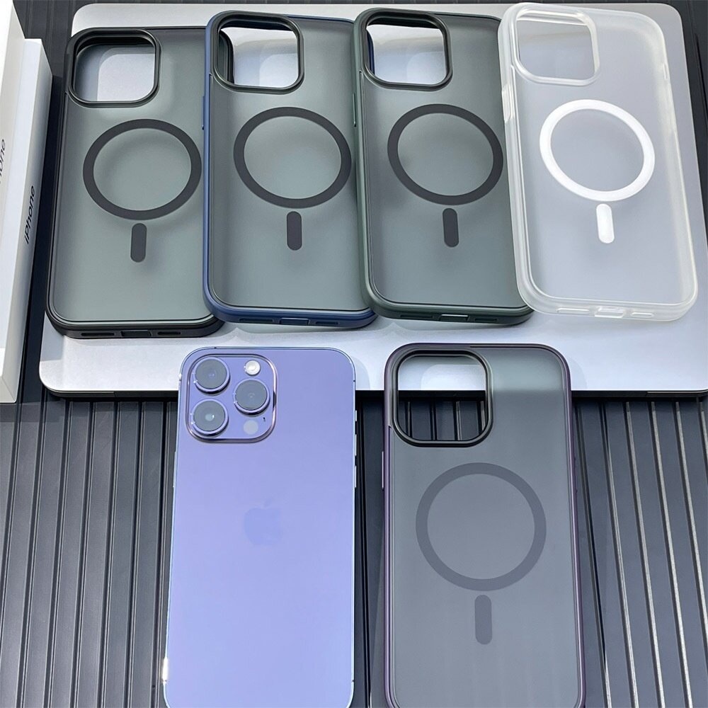 スマホケース｜磁気吸着・耐衝撃・マット・iPhone 14/13 Pro Max/12対応・肌触りが良い|undefined