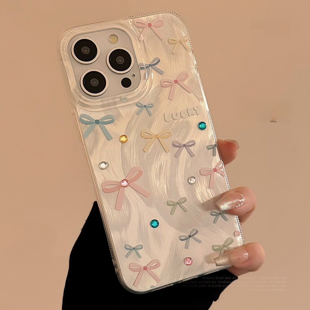 スマホケース｜iPhoneケース・蝶結び・パステルカラー・おしゃれ・かわいい・レディース向け・蝶結び|undefined