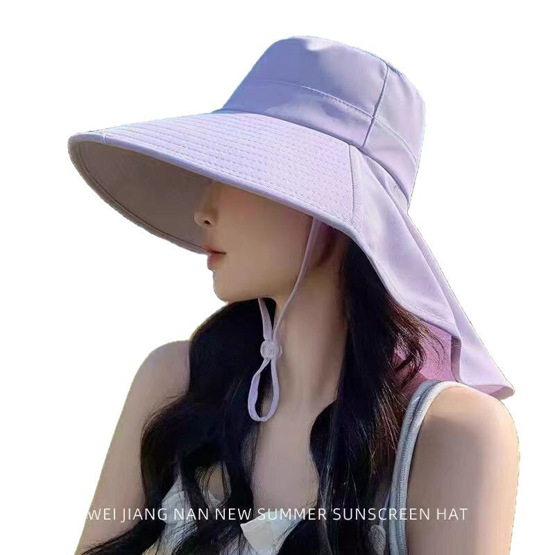 UVカット帽子｜フェイスカバー付き・ネックガード付き・通気性・日焼け止め・紫外線対策・夏用|undefined