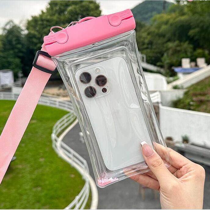 屋外防水ラフティング発光携帯電話バッグクロスボディ防塵水泳写真ダイビング携帯電話に適しています|undefined