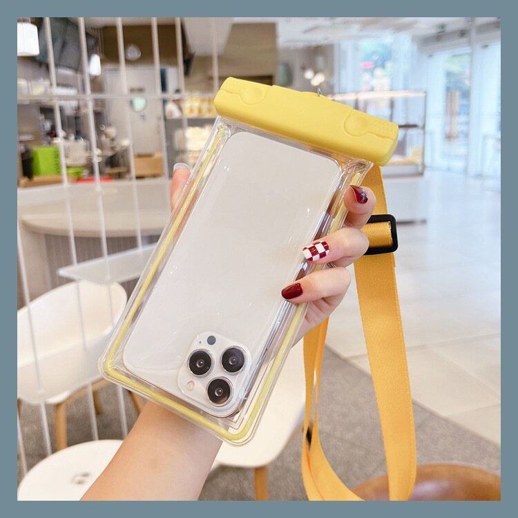 屋外防水ラフティング発光携帯電話バッグクロスボディ防塵水泳写真ダイビング携帯電話に適しています|undefined