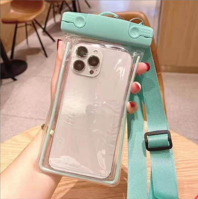 屋外防水ラフティング発光携帯電話バッグクロスボディ防塵水泳写真ダイビング携帯電話に適しています|undefined