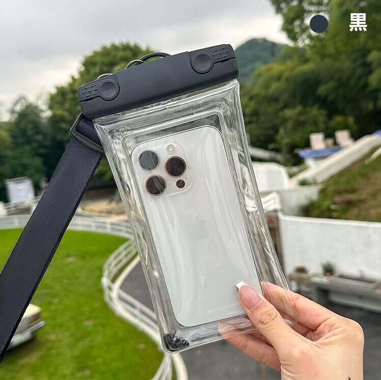 屋外防水ラフティング発光携帯電話バッグクロスボディ防塵水泳写真ダイビング携帯電話に適しています|undefined