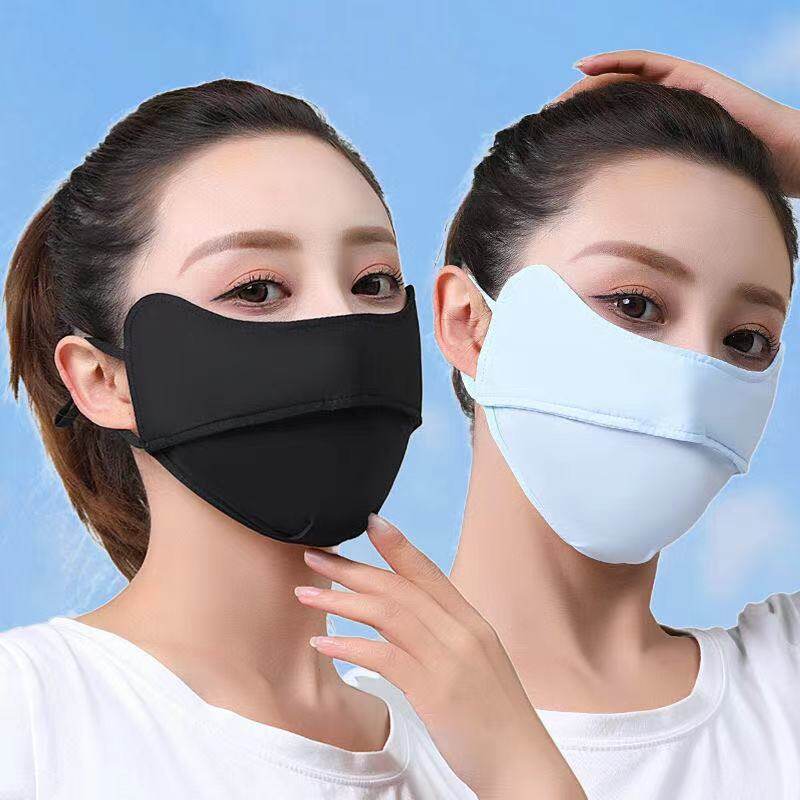 UVカットフェイスカバー｜通気性・薄手・夏用・日焼け防止・涼しい・顔全体を覆う|undefined