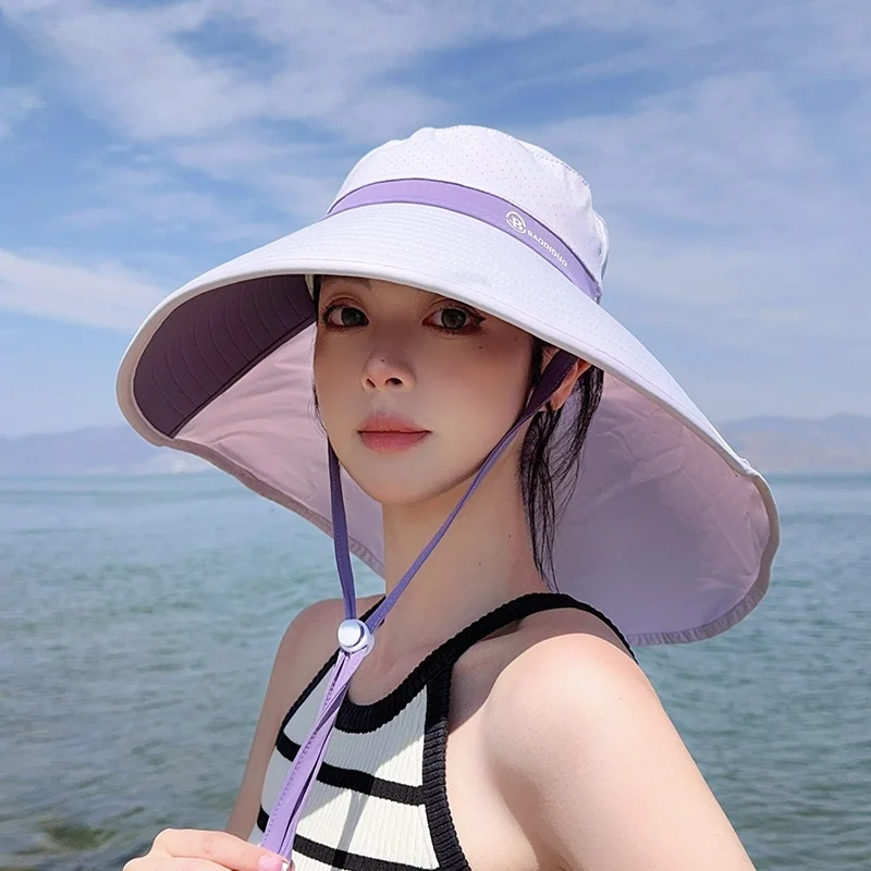UVカット帽子｜つば広帽子・日焼け止め帽子・ネックガード付き・通気性・夏用・登山・自転車・紫外線対策・おしゃれ|undefined