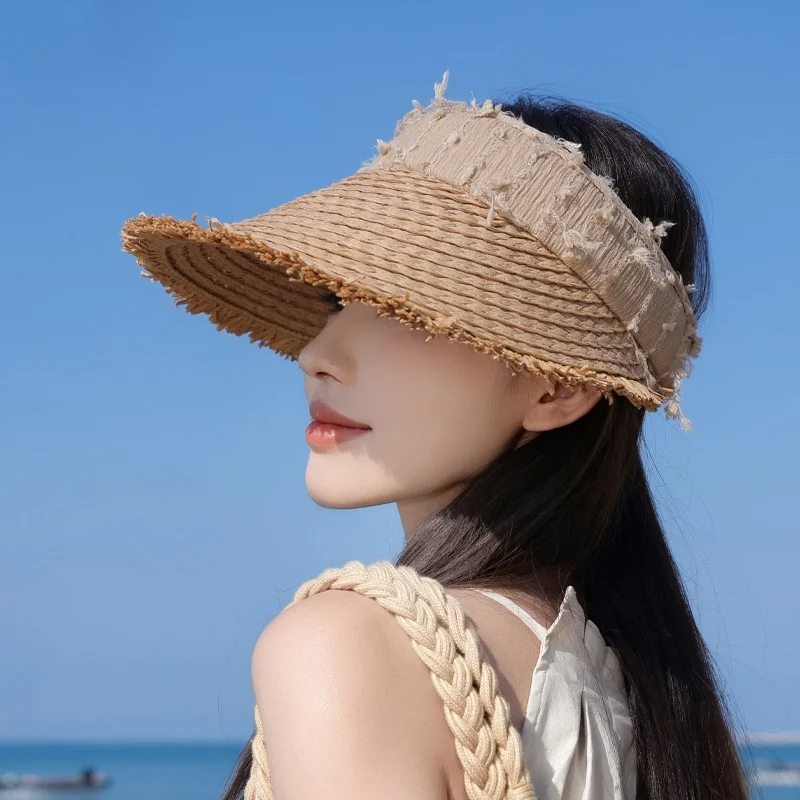 日よけ帽子｜つば広・日焼け止め・UVカット・麦わら帽子風・おしゃれ・涼しい・お出かけ|undefined