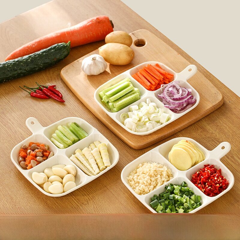 FaSoLa 仕切り付きトレー｜ホームキッチン・壁掛け・分割・おかず・多機能・皿・調味料・準備・アーティファクト|undefined