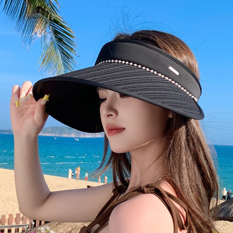日焼け止め帽子｜女性用・アウトドア・サンハット・韓国スタイル・空のトップデザイン・小顔効果・多用途・UV保護|undefined