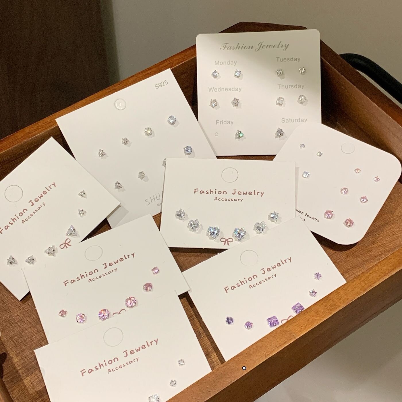 ジルコニアピアス｜レディース・セット・925シルバー針・普段使い・金属アレルギー対応・上品・高見え|undefined