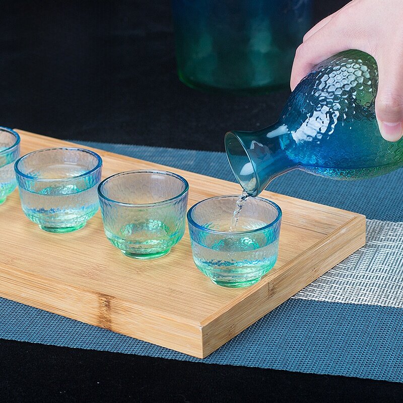 ガラス酒器セット｜父の日のプレゼント・冷酒器/燗酒器・透明・ミニグラス・酒器・おしゃれ・上品|undefined