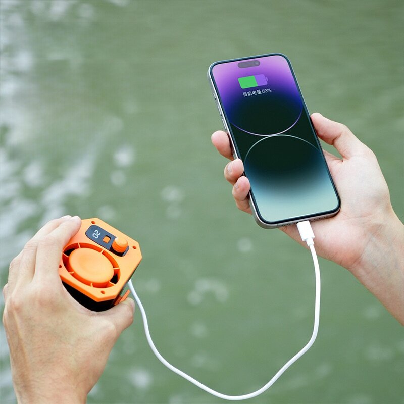 吊り腰ファン｜新しい・ポータブル・高風力・ミニ・USB・充電式ファン・家庭用・電気製品|undefined