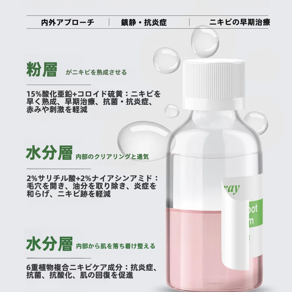 ニキビケア美容液｜部分ケア・ニキビ跡ケア・角栓ケア・速攻性・肌荒れケア・W効果・おすすめ|undefined