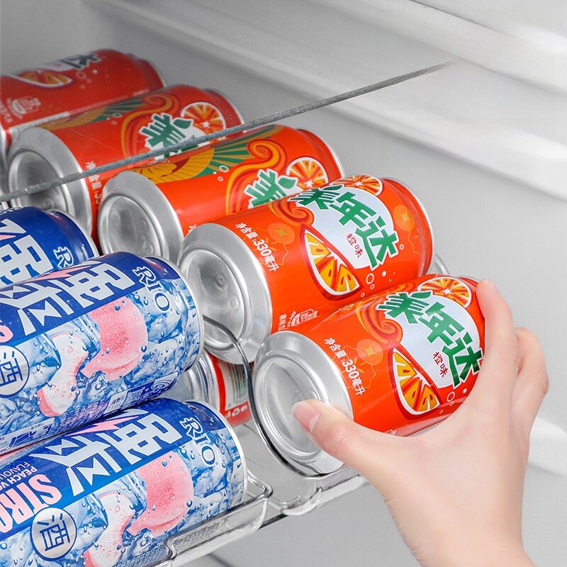 引き出し収納｜ビールコーラ缶・ドリンク・オーガナイザー・冷蔵庫・収納・キッチン・整理用品・クリーニング製品|undefined