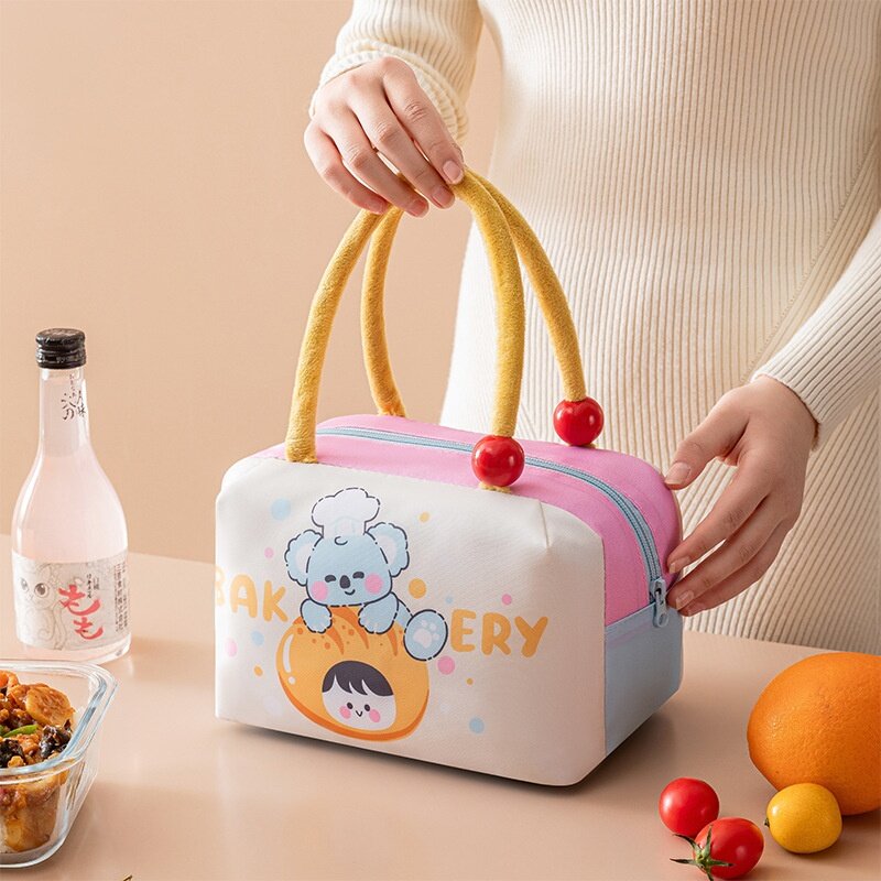 弁当袋｜厚手・大容量・保冷保温・ランチバッグ・フルーツ柄・かわいい・おしゃれ・持ち運び便利|undefined