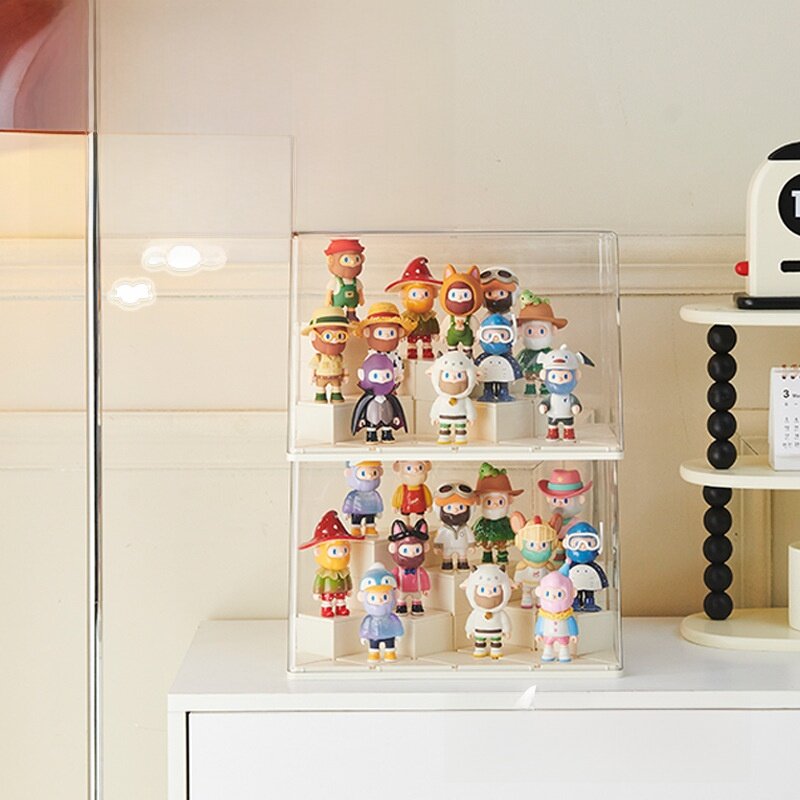 フィギュアケース｜DIY可能・コレクションケース・積み重ね可能・人形収納・ほこり防止・ディスプレイケース・かわいい・おしゃれ・整理整頓|undefined
