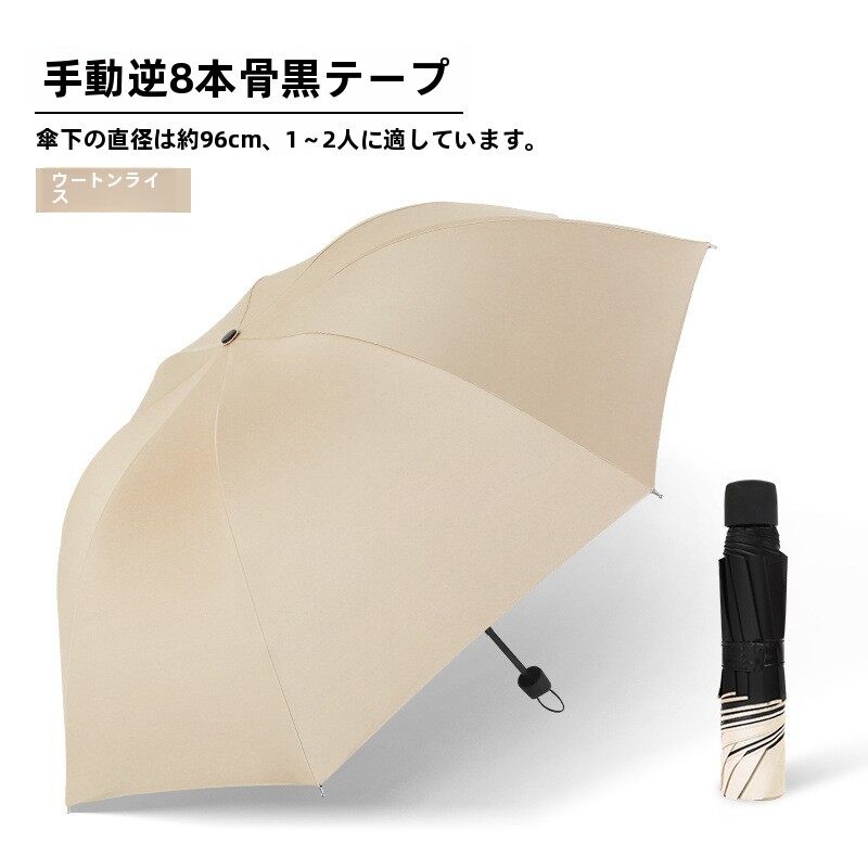 全自動防風傘 24本骨大型厚み折りたたみ傘、男性と女性の両方の使用に適しています、日よけ傘|undefined