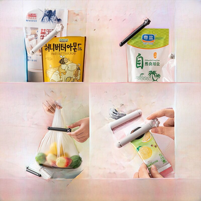 食品保存クリップ｜プラスチック製・フードクリップ・お菓子袋用・茶葉用・可愛い・防湿・保存|undefined