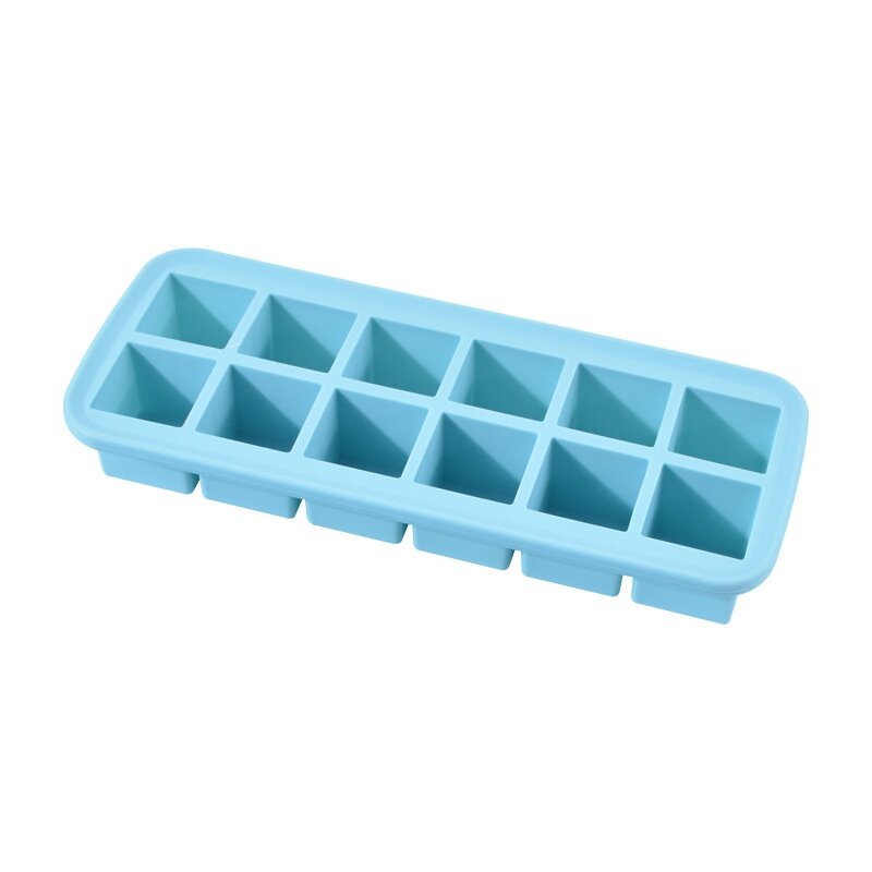 製氷皿｜12個取り・シリコン製・スクエア型・取り出しやすい・家庭用・食品グレード・柔らかい底・製氷器|undefined