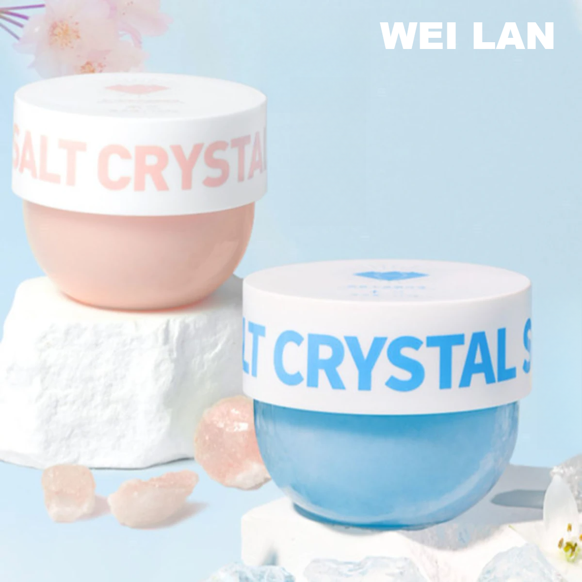 WEI LAN ボディスクラブ｜ボディソープ・海塩配合・全身用・角質除去・保湿・肌を滑らかにする・爽やか・しっとり|undefined