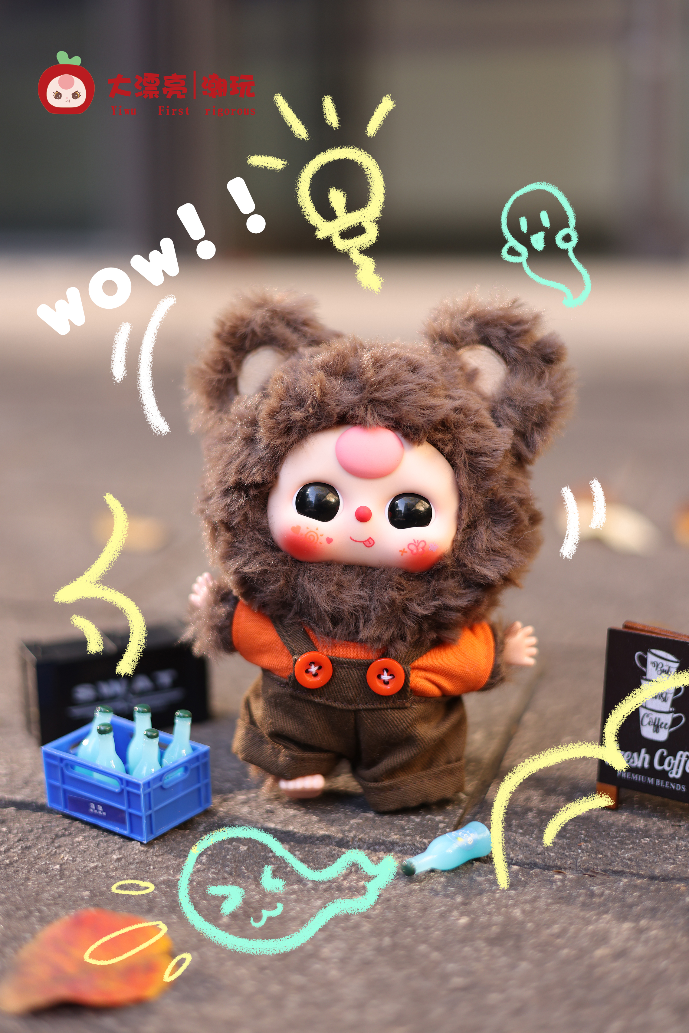BABY THREE】スモールキュートシリーズ・かわいい・ぬいぐるみ