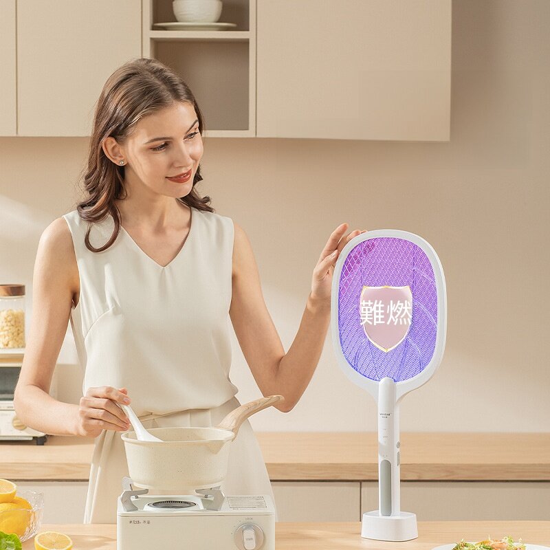 電撃殺虫ラケット｜USB充電式・リチウム電池・家庭用・蚊・ハエ・駆除・2way|undefined