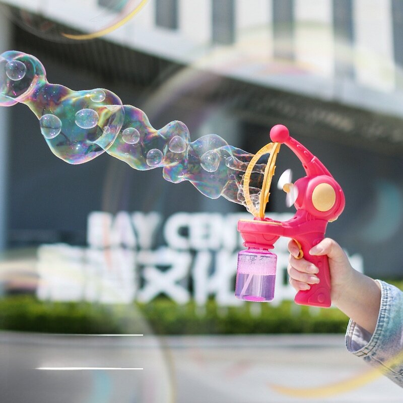 電動バブルガン｜シャボン玉製造機・多孔式・自動・子供向け・エンジェルデザイン・おもしろい|undefined