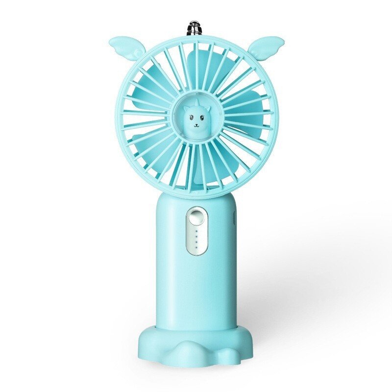 携帯扇風機｜USB充電式・ミニサイズ・卓上扇風機・ダブルバッテリー・オフィス用・かわいい|undefined