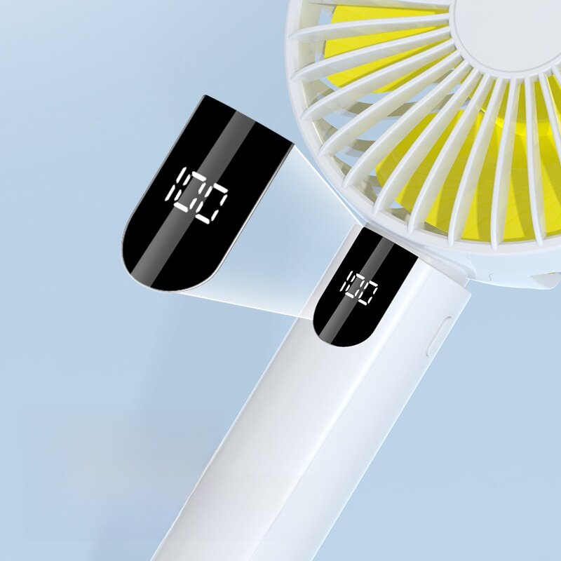 携帯扇風機｜USB充電式・ミニサイズ・デジタル表示・オフィス・学生・ギフト・かわいい・便利|undefined
