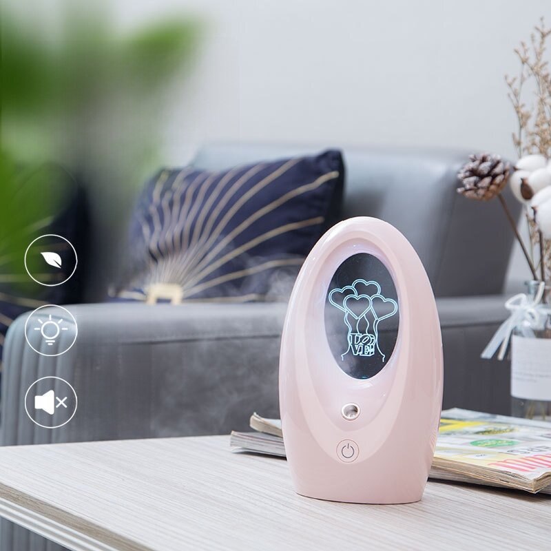 USB加湿器｜家庭用・霧化式・アロマ対応・LEDライト付き・ポータブル・小型・スマート・乾燥対策・ギフト|undefined