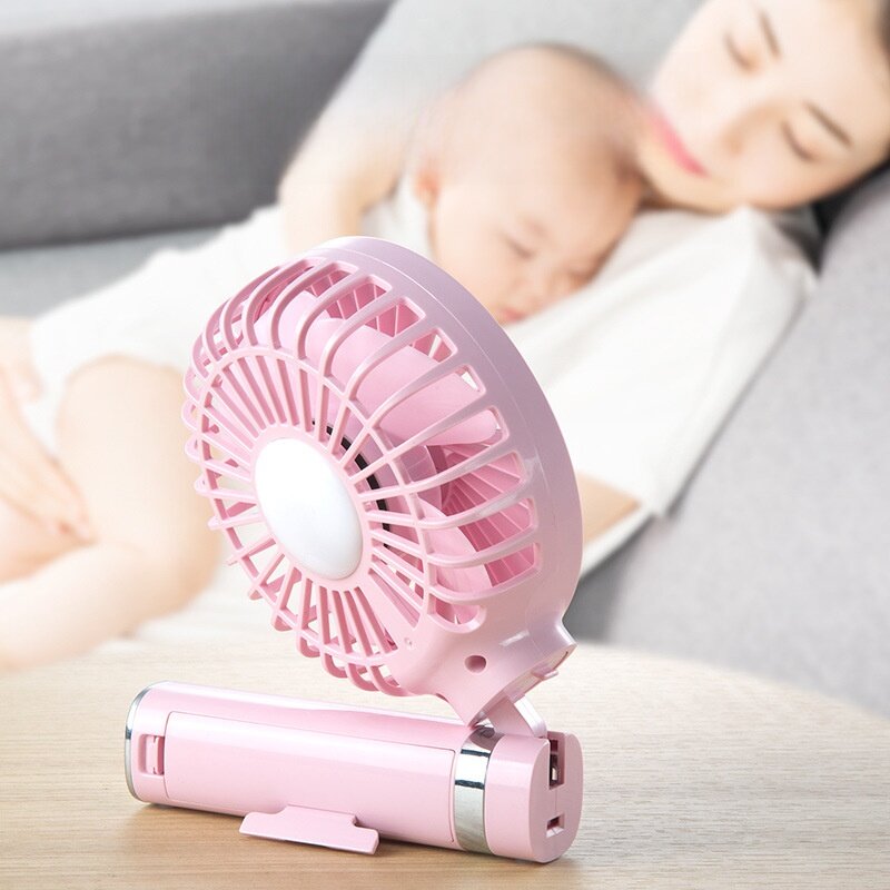 ミニ扇風機｜USB充電式・ポータブル・卓上扇風機・手持ち扇風機・折り畳み式・モバイルバッテリー機能付き・小型・便利|undefined